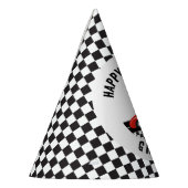 Fast One Race Car Boy 1. Geburtstag Party Partyhütchen (Links)