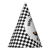 Fast One Race Car Boy 1. Geburtstag Party Partyhütchen (Links)