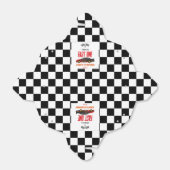 Fast One Red Flame Race Car 1st Birthday Party Geschenkschachtel (Ungefaltet)