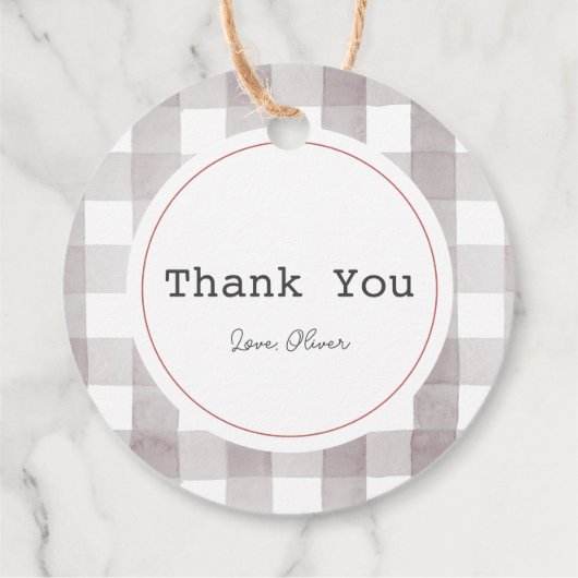 Fast One Red Race Car Boy 1st Birthday Geschenkanhänger (Rückseite)