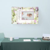 Fast Pink Hydrangea Blume Beerdigung Gedenkstätte Banner (Messe)