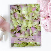 Fast Pink Hydrangea Blume Brautparty Einladung