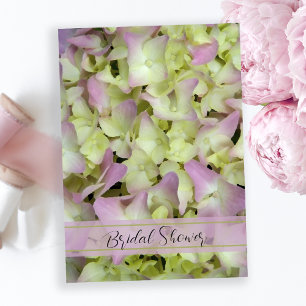 Fast Pink Hydrangea Blume Brautparty Einladung