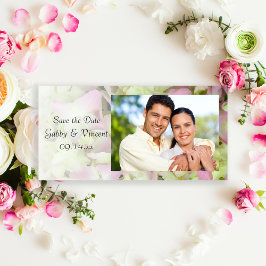 Fast Pink Hydrangea Hochzeit retten das Datum Save The Date