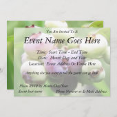 Fast reif - Blaubeeren Einladung (Vorne/Hinten)