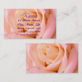 Fast rosa Visitenkarte (Vorne/Hinten)