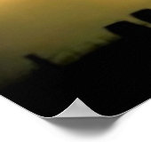 Fast Sunset Poster (Ecke)