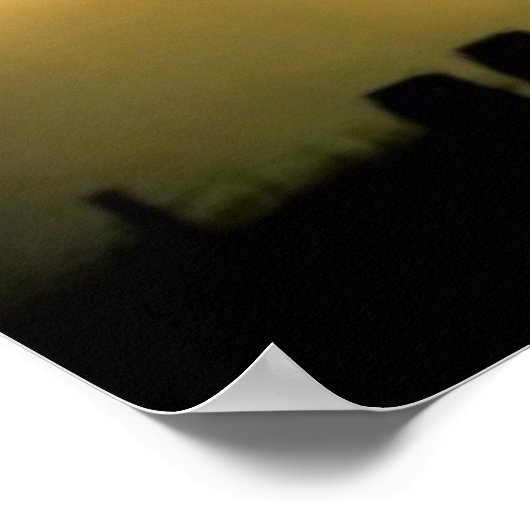 Fast Sunset Poster (Ecke)