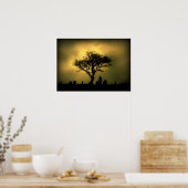 Fast Sunset Poster (Küche)