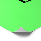 Fast tot vom Brot essen Poster (Ecke)