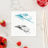 Fast Train Paper Napkins Serviette