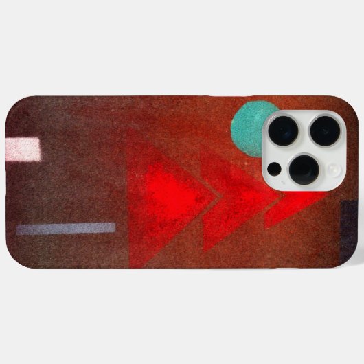 Fast untergetaucht, Kandinsky Case-Mate iPhone Hülle (Rückseite (Horizontal))