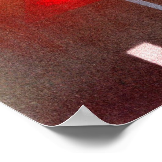 Fast untergetaucht, Kandinsky Poster (Ecke)