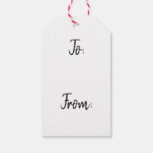 Fast vergessen Gift Tag Geschenkanhänger (Rückseite)