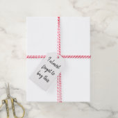 Fast vergessen Gift Tag Geschenkanhänger (Mit Garn)