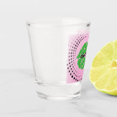 "Fast Verheiratet" grün mit beneidenswerten heißen Schnapsglas (Links)