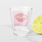 "Fast Verheiratete Lippen Bachelorette Bash Schnapsglas (Rückseite)