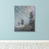 Fast verloren 2014 leinwanddruck (Insitu (Holzboden))