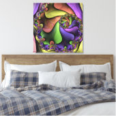 Fast vor ihm wackelte Canvas Leinwanddruck (Insitu (Schlafzimmer))