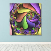 Fast vor ihm wackelte Canvas Leinwanddruck (Insitu (Holzboden))