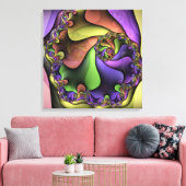 Fast vor ihm wackelte Canvas Leinwanddruck (Insitu (Wohnzimmer))