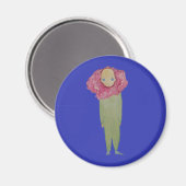 Fast wie eine Blume Magnet (Vorderseite/Rückseite)