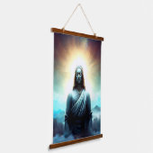 Fast Zuhause | Religiös | Wandteppich Mit Holzrahmen (Gewinkelt)