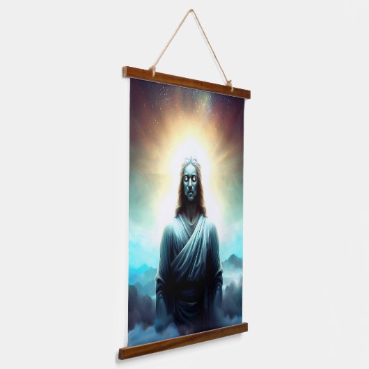 Fast Zuhause | Religiös | Wandteppich Mit Holzrahmen (Gewinkelt)