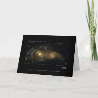 Fast zusammenstoßendes Galaxien Hubble Teleskop Karte