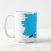 Fastball Baseball Pitcher Kaffeetasse (Links)