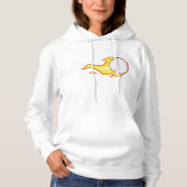 Fastball Flame Baseball Sport Hoodie (Vorderseite)