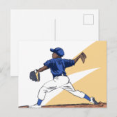 Fastball Postkarte (Vorne/Hinten)