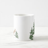 Fasten im Winter's Wald Kaffeetasse (Mittel)