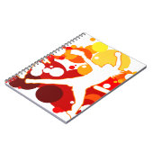 Fasten Neigungs-Softball-Spieler Notizblock (Linke Seite)