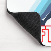 Fasten Neigungsoftball-Silhouette Mousepad (Ecke)