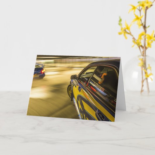 Fasten Sie wütend! Karte (Gelbe Blume)