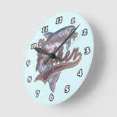 Fasten-Uhr Runde Wanduhr (Winkel)