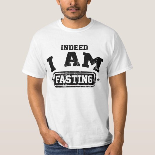Fastendes Dawah - tatsächlich faste ich T-Shirt (Vorderseite)