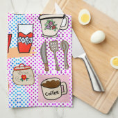 Fastenmuster Geschirrtuch (Viertel Falte)