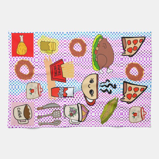 Fastenmuster Geschirrtuch (Horizontal)