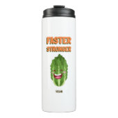 Faster Stronger Vegan Thermosbecher (Vorderseite)