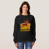 Faster Than Flame Firefighter First Responders Fir Sweatshirt (Vorne ganz)