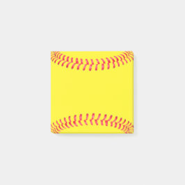 Fastfeld Softball Coach oder Spielersportbüro Post-it Klebezettel