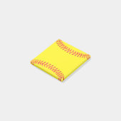 Fastfeld Softball Coach oder Spielersportbüro Post-it Klebezettel (angewinkelt)