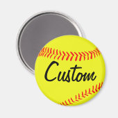 Fastfeld Softball Custom Magnet (Vorderseite/Rückseite)