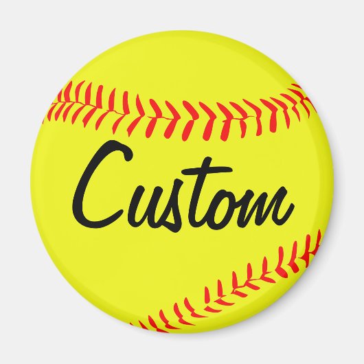 Fastfeld Softball Custom Magnet (Vorne)