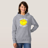 Fastfeld Softball Custom Team Name Sports Womens Hoodie (Vorne ganz)