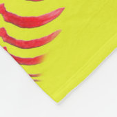 Fastfeld Softball Player / Teamname Personalisiert Fleecedecke (Ecke)