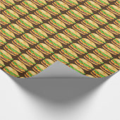 Fastfood-Fastfood-Käsepackpapier Geschenkpapier (Ecke)