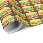 Fastfood-Fastfood-Käsepackpapier Geschenkpapier (Rolleneckpunkt)